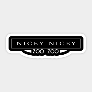 Nicey Nicey Zoo Zoo Sticker